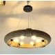 Полилей DKD Home Decor Кафяв Въже (51 x 51 x 10 cm) (47 X 47 X 10 CM)