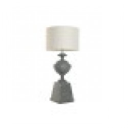 Настолна лампа Home ESPRIT Бял Сив Смола 35,5 x 35,5 x 79 cm - Настолни лампи