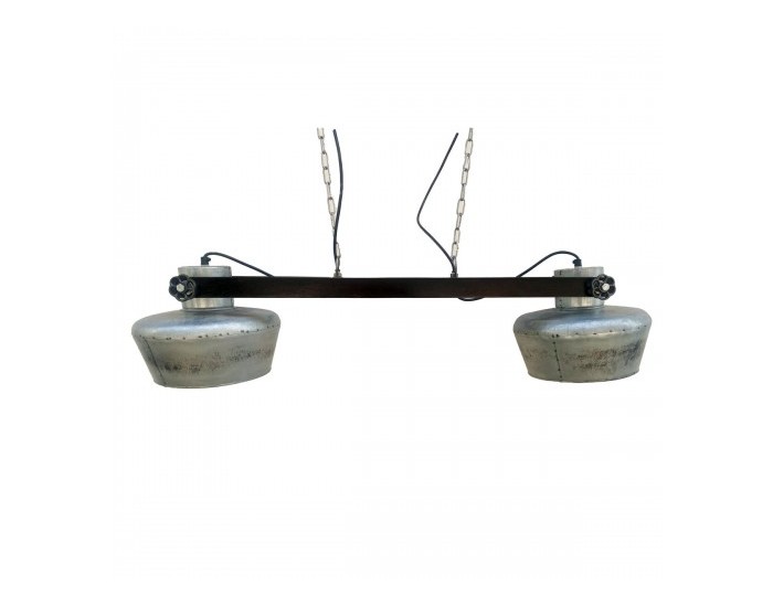 Полилей DKD Home Decor Желязо Дърво манго 50 W (104 x 25 x 28 cm)