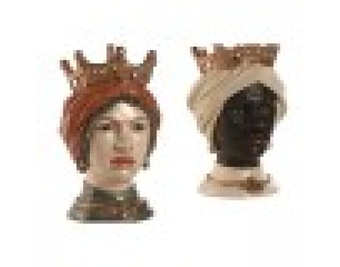 Настолна лампа Home ESPRIT Многоцветен Смола 26 x 26 x 43 cm (2 броя)