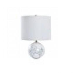 Настолна лампа DKD Home Decor Златен Бял 220 V 50 W Модерен (36 x 36 x 52 cm) - Настолни лампи
