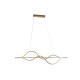 Полилей Home ESPRIT Бял Златен Силикон Алуминий 55 W 120 x 10 x 30 cm Полилей Home ESPRIT Бял Златен Силикон Алуминий 55 W 120 x 10 x 30 cm
