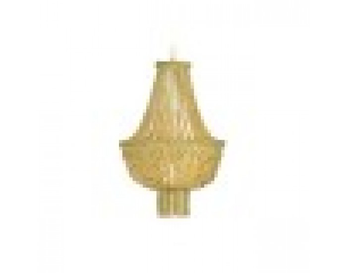 Полилей DKD Home Decor Метал Кафяв Жълт 40 W Дървен MDF (40 x 40 x 60 cm) Полилей DKD Home Decor Метал Кафяв Жълт 40 W Дървен MDF (40 x 40 x 60 cm)