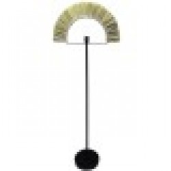 Лампион DKD Home Decor Черен Естествен Юта Желязо 50 W 220 V 56 x 26 x 152 cm - Осветителни тела