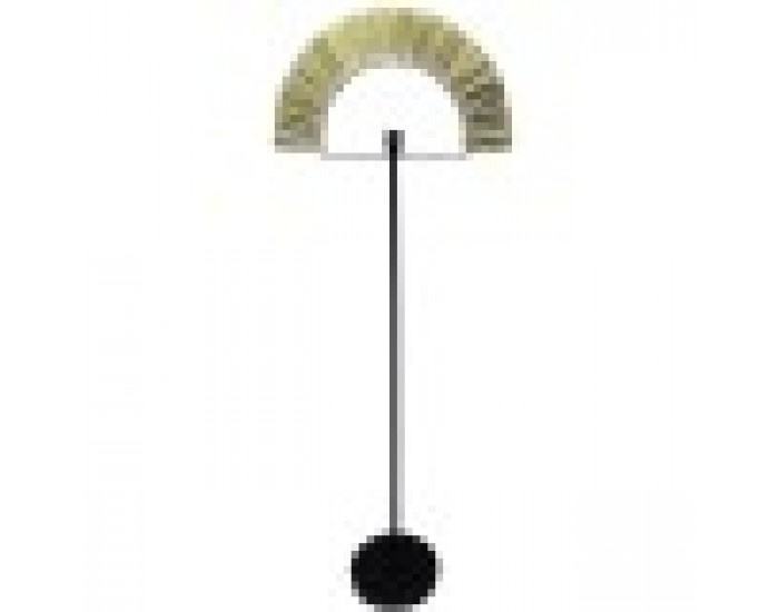Лампион DKD Home Decor Черен Естествен Юта Желязо 50 W 220 V 56 x 26 x 152 cm