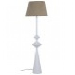 Лампион Home ESPRIT Бял 43 x 43 x 150 cm - Настолни лампи