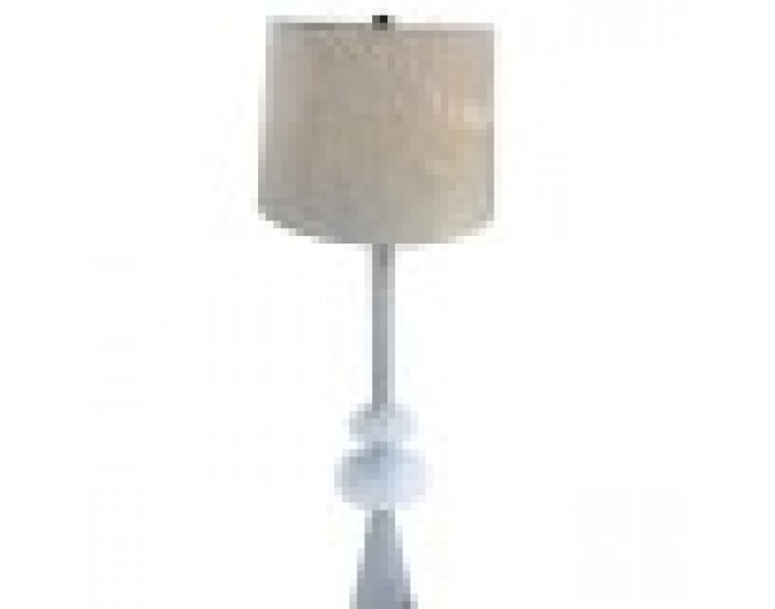 Лампион Home ESPRIT Бял 43 x 43 x 150 cm Лампион Home ESPRIT Бял 43 x 43 x 150 cm