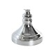 Лампион Home ESPRIT Бял Сребрист 50 W 220 V 35 x 35 x 150 cm (3 Части) Лампион Home ESPRIT Бял Сребрист 50 W 220 V 35 x 35 x 150 cm (3 Части)