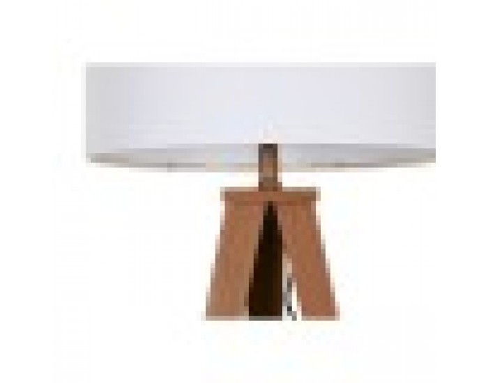 Лампион Home ESPRIT Кафяв Дървен Метал Алуминий 40 x 40 x 153 cm (3 Части)