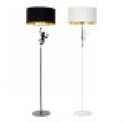 Лампион DKD Home Decor полиестер Метал Смола (2 pcs) (44 x 44 x 166 cm) - Осветителни тела
