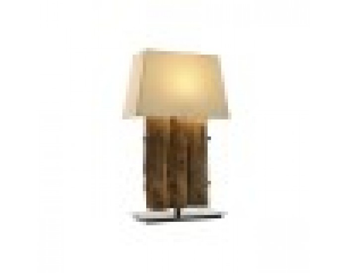 Настолна лампа Home ESPRIT Желязо тиково дърво 40 X 20 X 80 cm Настолна лампа Home ESPRIT Желязо тиково дърво 40 X 20 X 80 cm