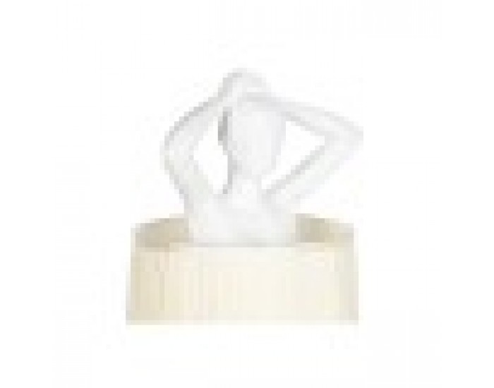 Лампион Home ESPRIT Бял Смола 50 W 220 V 46 x 41 x 137,5 cm