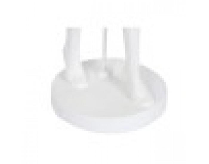 Лампион Home ESPRIT Бял Смола 50 W 220 V 46 x 41 x 137,5 cm