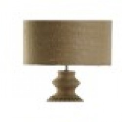Настолна лампа Home ESPRIT Естествен Юта Дървен 50 W 220 V 44 X 44 X 91 cm - Настолни лампи