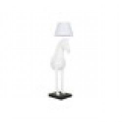 Лампион Home ESPRIT Бял 220 V 47 x 40 x 153 cm - Настолни лампи