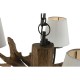 Полилей Home ESPRIT Желязо тиково дърво 90 x 90 x 35 cm Полилей Home ESPRIT Желязо тиково дърво 90 x 90 x 35 cm