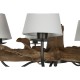 Полилей Home ESPRIT Желязо тиково дърво 90 x 90 x 35 cm Полилей Home ESPRIT Желязо тиково дърво 90 x 90 x 35 cm