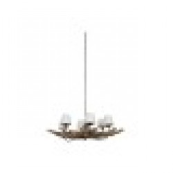 Полилей Home ESPRIT Желязо тиково дърво 130 X 130 X 35 cm - Настолни лампи