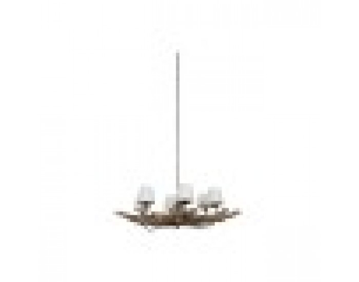 Полилей Home ESPRIT Желязо тиково дърво 130 X 130 X 35 cm Полилей Home ESPRIT Желязо тиково дърво 130 X 130 X 35 cm