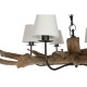 Полилей Home ESPRIT Желязо тиково дърво 130 X 130 X 35 cm Полилей Home ESPRIT Желязо тиково дърво 130 X 130 X 35 cm