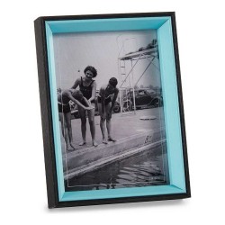 Рамка за снимки Черен Син Кристал Дървен MDF (3 x 20 x 15 cm) - Канцеларски материали