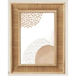 Рамка за снимки DKD Home Decor Естествен MDF (29 x 1,5 x 34 cm) - Канцеларски материали