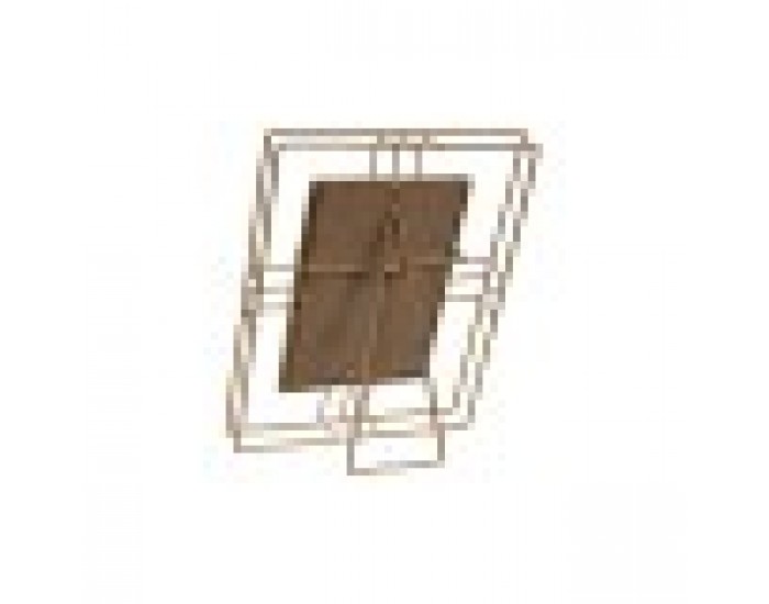 Рамка за снимки Home ESPRIT Златен Метал Кристал 17,5 x 2,5 x 22,5 cm (12 броя)