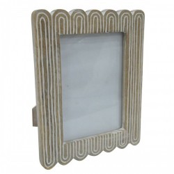 Рамка за снимки DKD Home Decor Естествен Колониален Дърво манго (20 x 2 x 24 cm) - Канцеларски материали