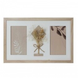 Рамка за снимки DKD Home Decor Кристал Естествен Shabby Chic - Канцеларски материали