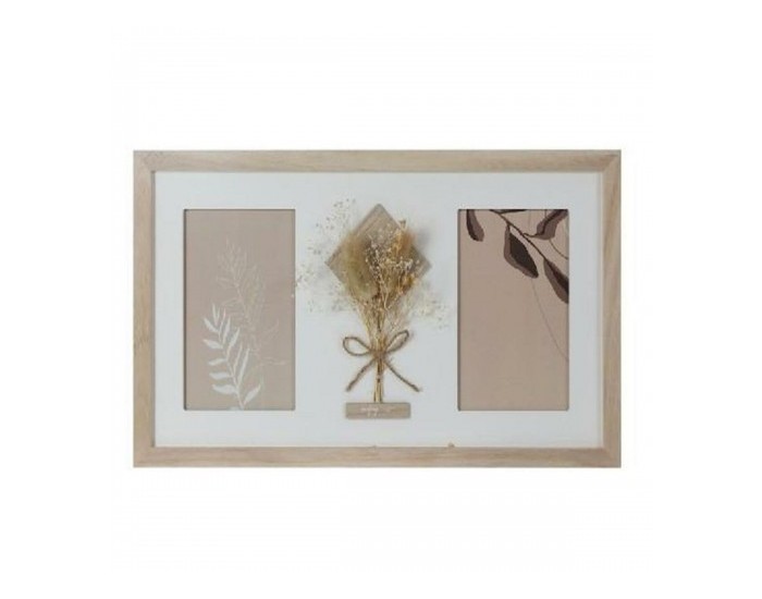 Рамка за снимки DKD Home Decor Кристал Естествен Shabby Chic