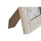 Рамка за снимки DKD Home Decor Urban Кристал Кафяв Бял Дърво манго (22,5 x 2 x 28 cm)
