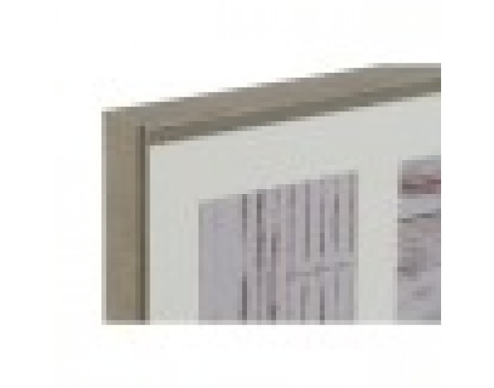 Рамка за снимки Home ESPRIT Бял Кафяв Естествен Кристал полистирен Град 29 X 3 X 23 cm (2 броя)