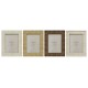 Рамка за снимки Home ESPRIT Бежов Естествен Кристал полистирен Scandi 18,5 x 2 x 23,5 cm (4 броя)