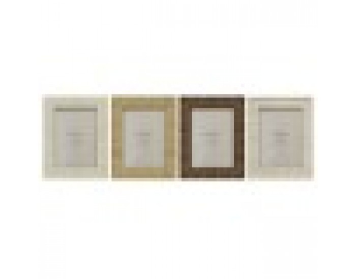 Рамка за снимки Home ESPRIT Бежов Естествен Кристал полистирен Scandi 18,5 x 2 x 23,5 cm (4 броя)