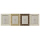 Рамка за снимки Home ESPRIT Бежов Естествен Кристал полистирен Scandi 18,5 x 2 x 23,5 cm (4 броя)
