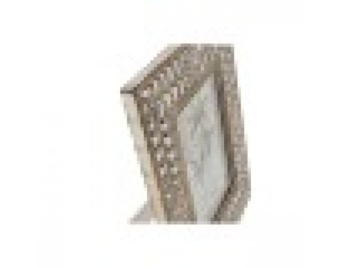 Рамка за снимки Home ESPRIT Бял Естествен Кристал Дърво манго Цвете Индианец 26,5 x 2 x 31,5 cm