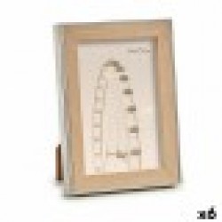 Рамка за снимки GiftDecor WPC1920MS-1 Кафяв Сребрист Естествен Cтъкло полипропилен (6 броя) - Канцеларски материали