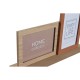 Рамка за снимки DKD Home Decor 30 x 5 x 19 cm Цвете Лице Керамика Смола Многоцветен Дървен MDF Град (2 броя)