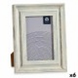 Рамка за снимки 16,2 x 2 x 21 cm Кристал Сребрист Дървен Кафяв Пластмаса (6 броя) - Канцеларски материали
