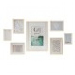 Държатели за стена DKD Home Decor Кристал Дървен MDF (7 pcs) - Сравняване на продукти