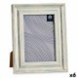 Рамка за снимки 19 x 2 x 24 cm Кристал Сребрист Дървен Кафяв Пластмаса (6 броя) - Канцеларски материали