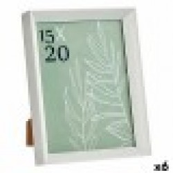 Рамка за снимки GiftDecor WPC0235MG-3-WH Бял Cтъкло Пластмаса (6 броя) - Канцеларски материали