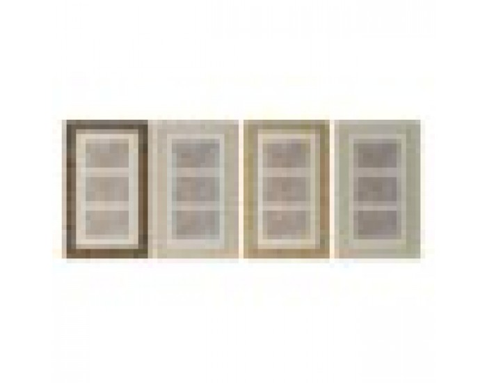 Рамка за снимки Home ESPRIT Бял Кафяв Бежов Естествен Кристал полистирен Скандинавски 26 X 2 X 44 cm (4 броя)