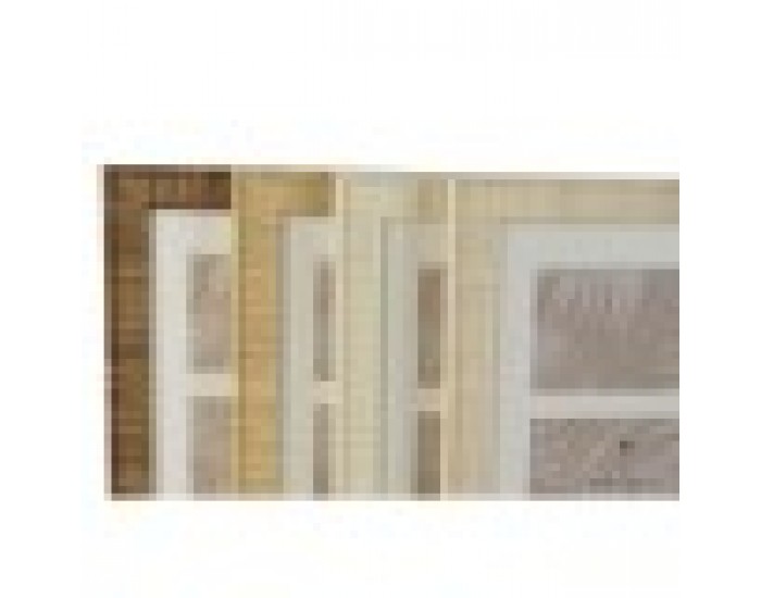 Рамка за снимки Home ESPRIT Бял Кафяв Бежов Естествен Кристал полистирен Скандинавски 26 X 2 X 44 cm (4 броя)