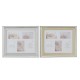 Рамка за снимки DKD Home Decor Сребрист Златен Традиционен (47 x 2 x 40 cm) (2 броя)