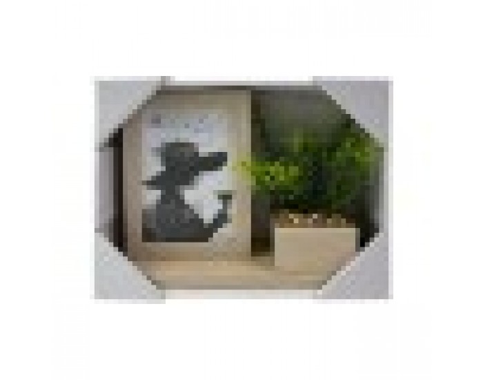 Рамка за снимки Home ESPRIT Естествен Дървен MDF Скандинавски 25 x 7 x 19 cm