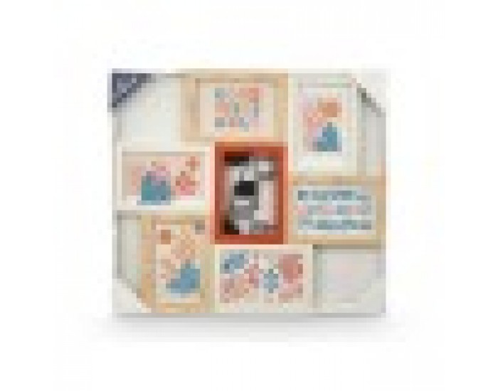 Рамка за снимки GiftDecor 411408H Многоцветен Метал Дървен MDF (6 броя)