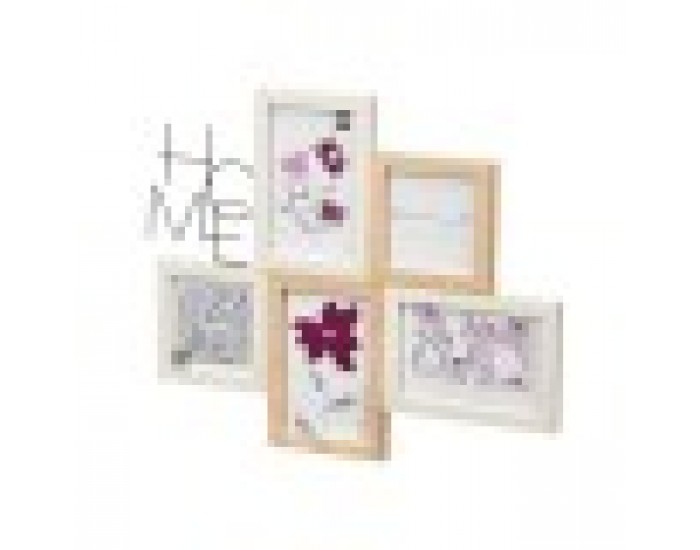 Рамка за снимки GiftDecor 411408K Естествен Метал Дървен MDF (8 броя)