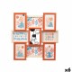Рамка за снимки GiftDecor 411408B Многоцветен Метал Дървен MDF (6 броя) Рамка за снимки GiftDecor 411408B Многоцветен Метал Дървен MDF (6 броя)