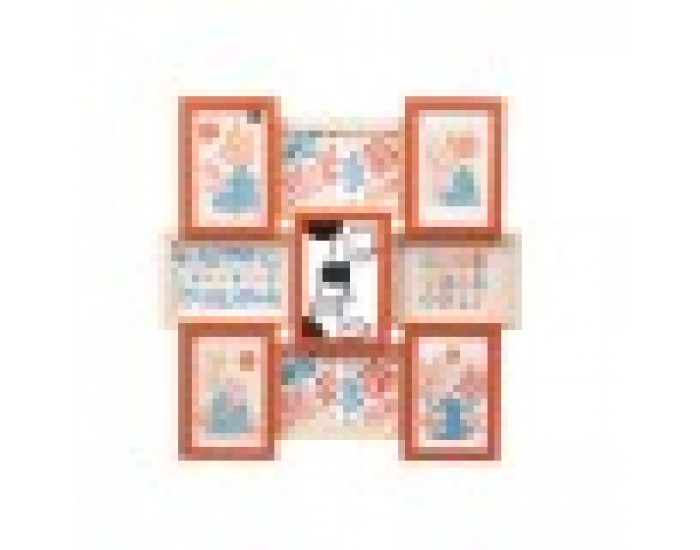 Рамка за снимки GiftDecor 411408B Многоцветен Метал Дървен MDF (6 броя) Рамка за снимки GiftDecor 411408B Многоцветен Метал Дървен MDF (6 броя)